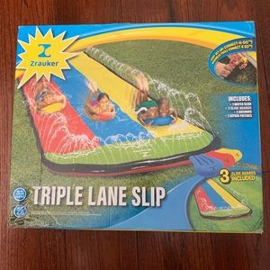 Triple Lane Slip, Splash and Slide